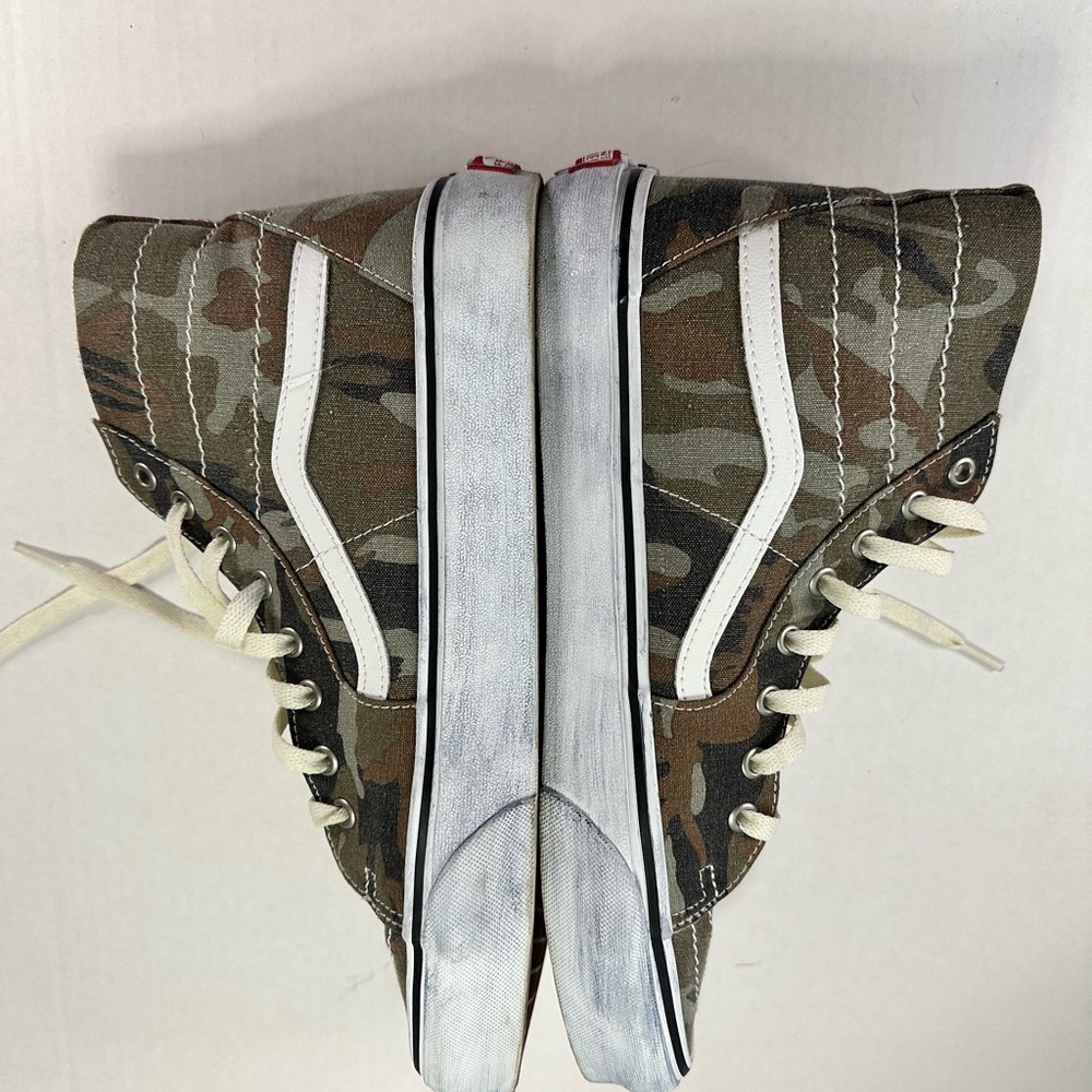 Vans SK8-HI Canvas Tapered Camouflage High-Top Sneakers - Mens size 11 - Picture 4 of 7